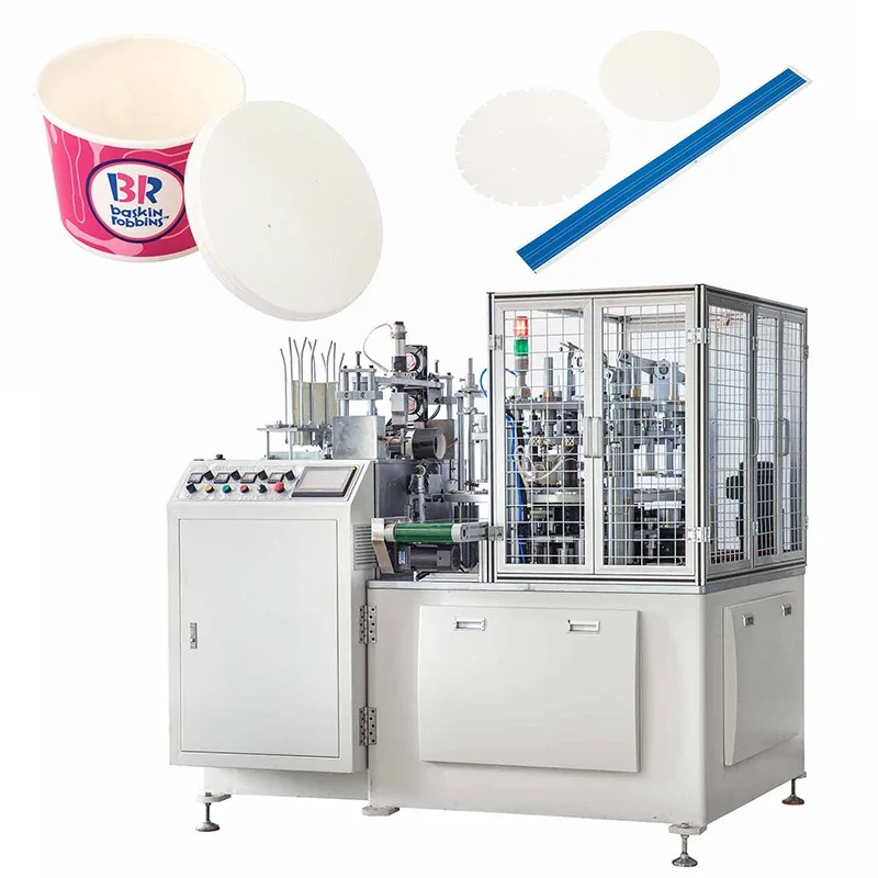 Disposable Plastic Lids Forming Machine For Paper Cups Plastic Paper Coffee Cup Lid Forming Making Machine Cup Cover Machine