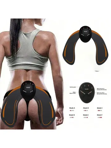 2026EMS Hip Muscle Stimulator Fitness Weightlifting Hip Abdominal Arm Leg Trainer Massage Battery Version