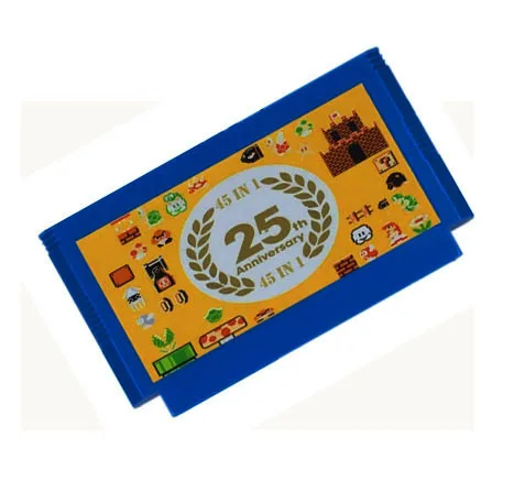 Batterie sparen smb Remix 45 in 1 Spiel kassette für 8 Bit 60 Pin Videospiel konsole ntsc/pal Version