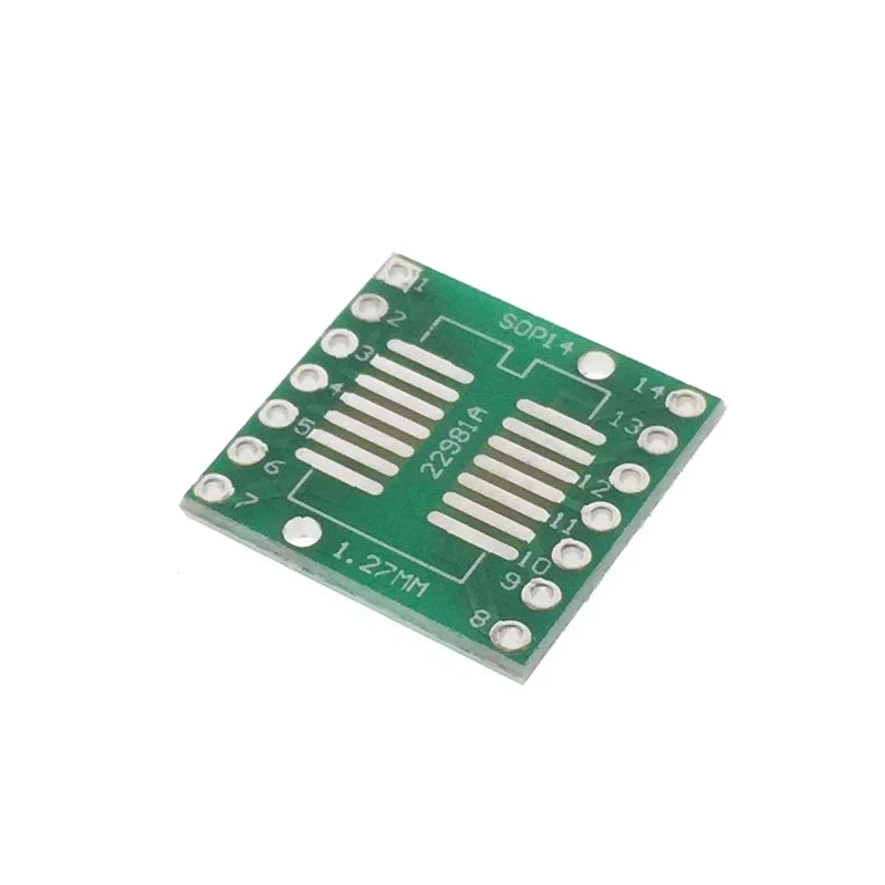 100PCS SOP14 SSOP14 TSSOP14 Patch To In-line Adapter DIP 0.65/1.27mm