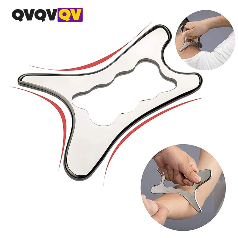 

Stainless Steel Scraping Gua Sha Tools Massage Tool,Muscle Scraper Tool,IASTM Massage Tools for Relaxing Soft Tissue,Reduce Head