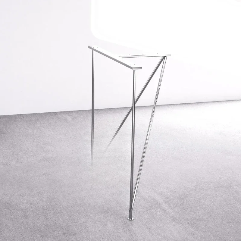 Stainless steel table legs, bracket table legs, silent wind, desk computer, desk rack