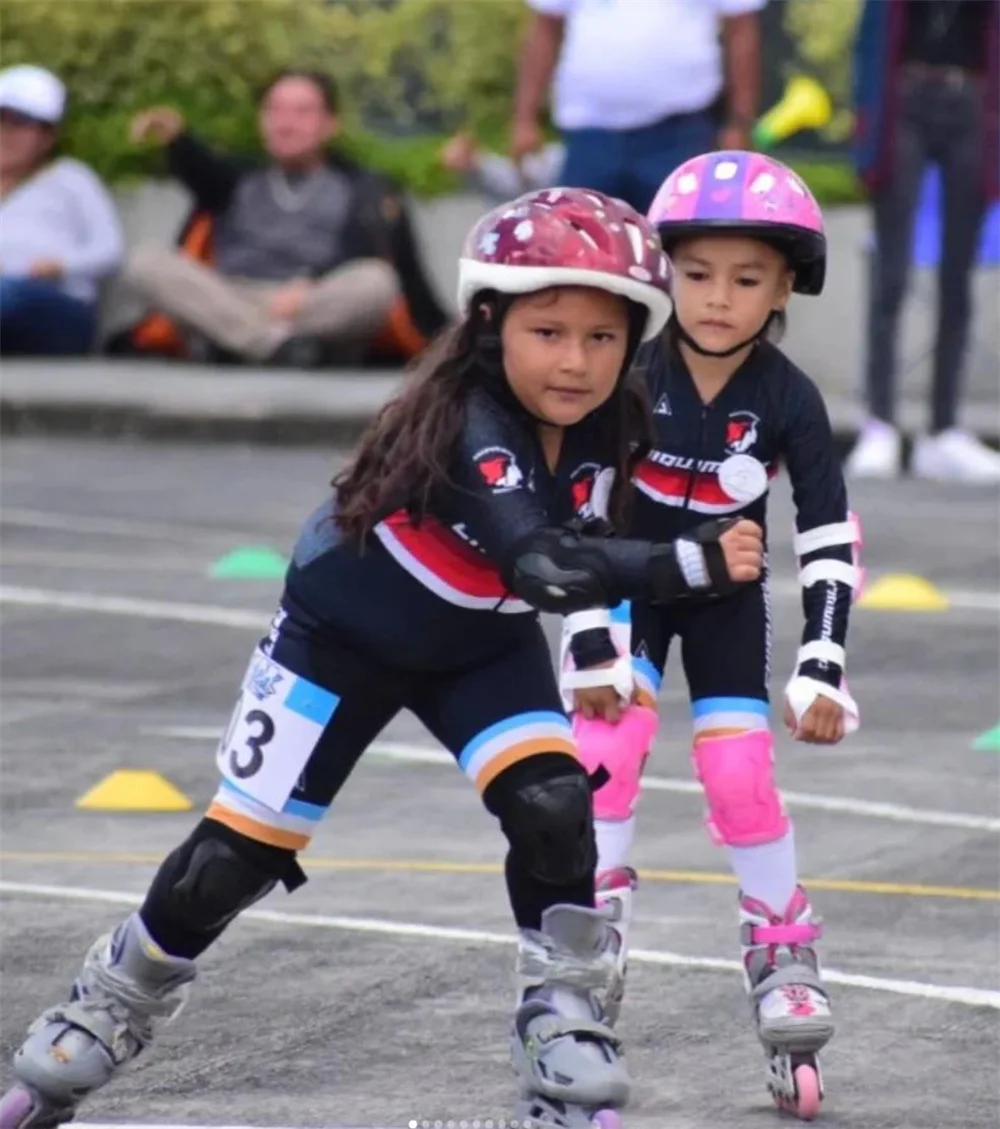 BONT Bambino Pattinaggio da corsa Dermotuta velocità Inline Roller Skate skinsuit Triathlon veloce Pratica competizione abbigliamento per bambini