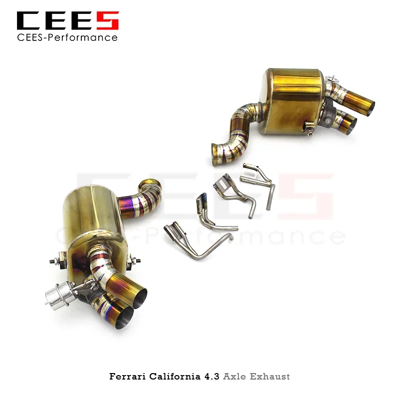 CEES Tuning Performance Exhaust for Ferrari California 4.3 2009-2014 Titanium Exhaust Pipe Muffler Valve Catback Exhaust