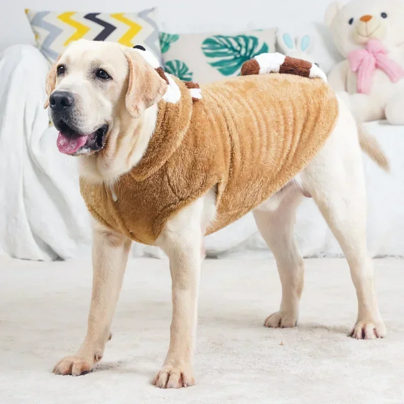 Big Dog Coat Jacket Warm Large Pet Clothing Poodle Bichon Schnauzer Pug Corgi Samoyed Husky Labrador Golden Retriever Clothes