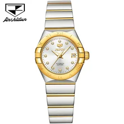 JSDUN Original Elegant Women's Wristwatch Waterproof Calendar Automatic Mechanical Watch for Women Fashion Luxury Ladies Watch