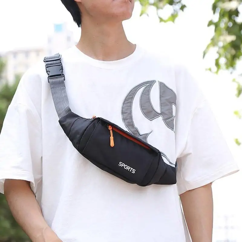 

652F Waterproof Fitness Runner Waist Bum Bag Man Running Jogging Belt Zip Pack
