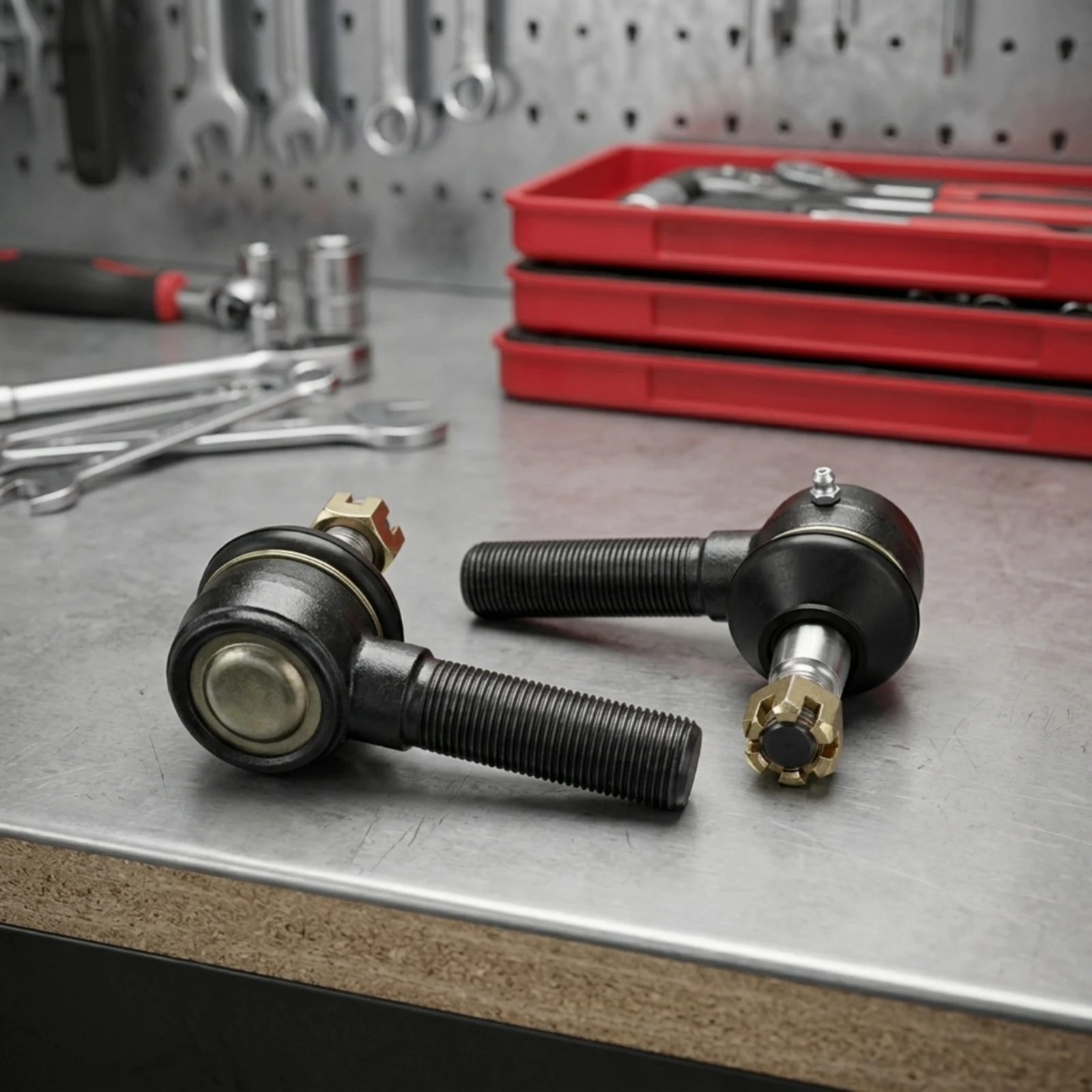 Steering Ball Head Assembly Long-Lasting Tie Rod End Ball Joint Tie Rod End Strong Hardware Stable for Farmers