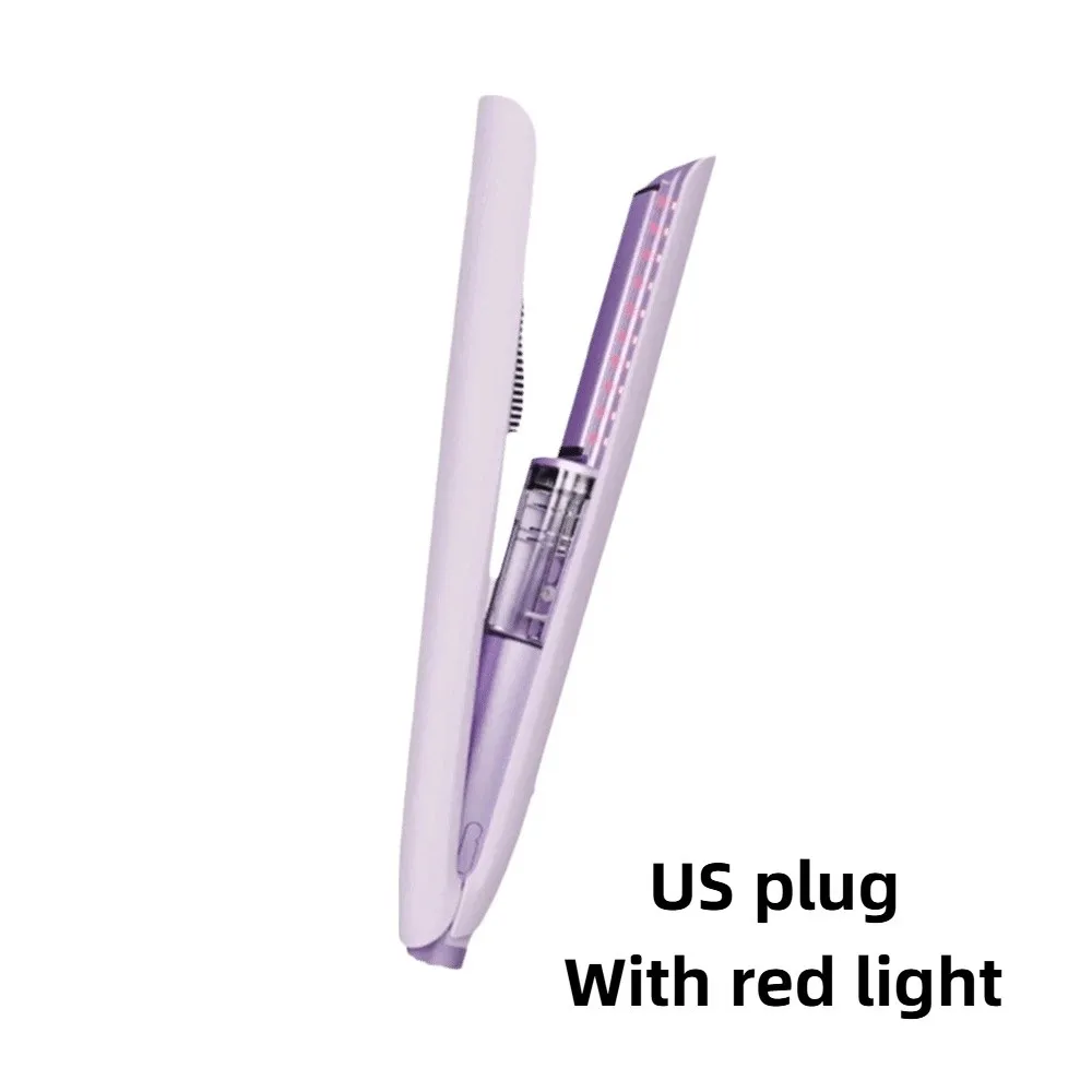 Ice Sensation Water Mist Cold Mist Hair Straightener Red Light Heating 30S Rapid Heating Steam Hair Straightener for US