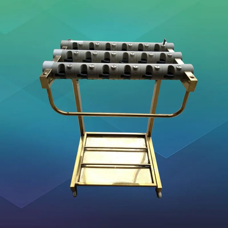 Direct sales stainless steel titanium umbrella frame Wholesale hotel umbrella frame 18 heads titanium umbrella frame with lock