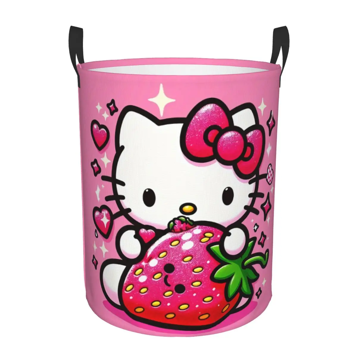 

Изготовленная на заказ корзина для белья Sanrio Hello Kitty, большая корзина для хранения игрушек для девочек и мальчиков