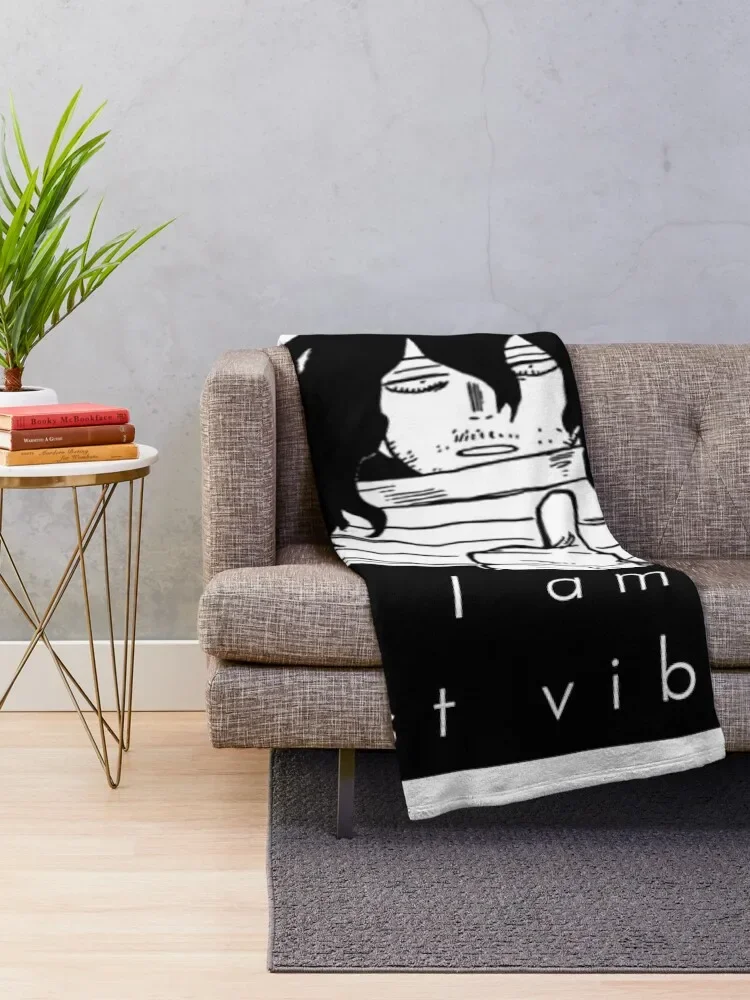 aizawa i am. just vibing Throw Blanket Camping Custom Blankets Sofas Of Decoration Luxury St Blankets