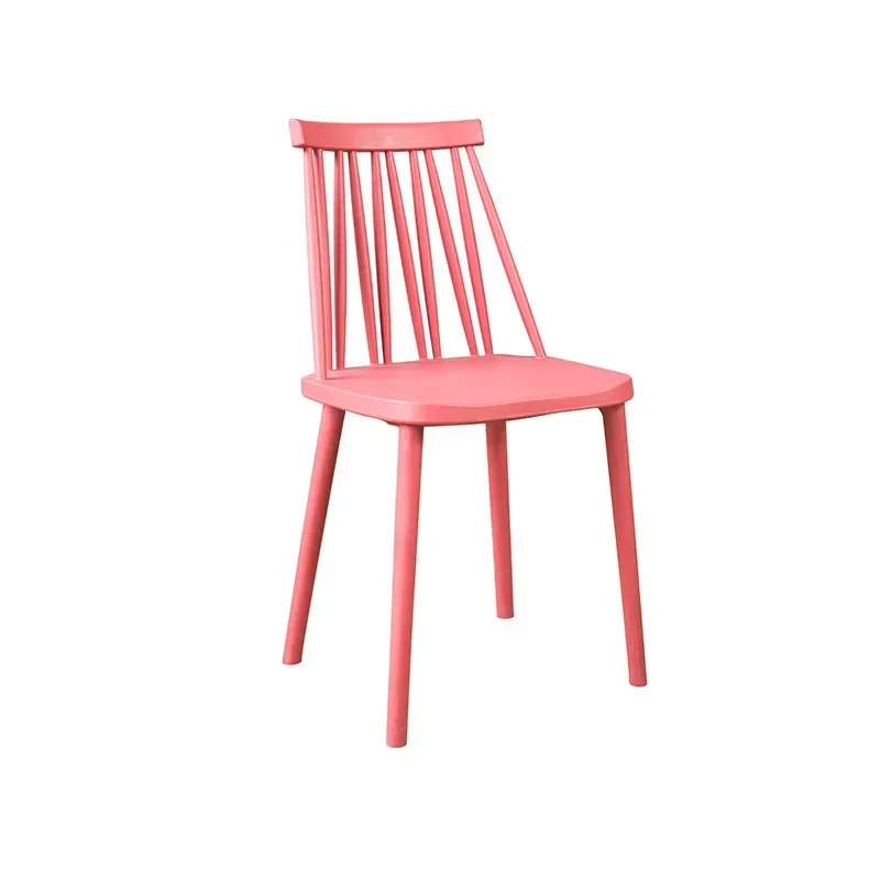 Nordic chair modern minimalist lazy plastic back stool leisure table and chair dining chair coffee chair milk tea chair