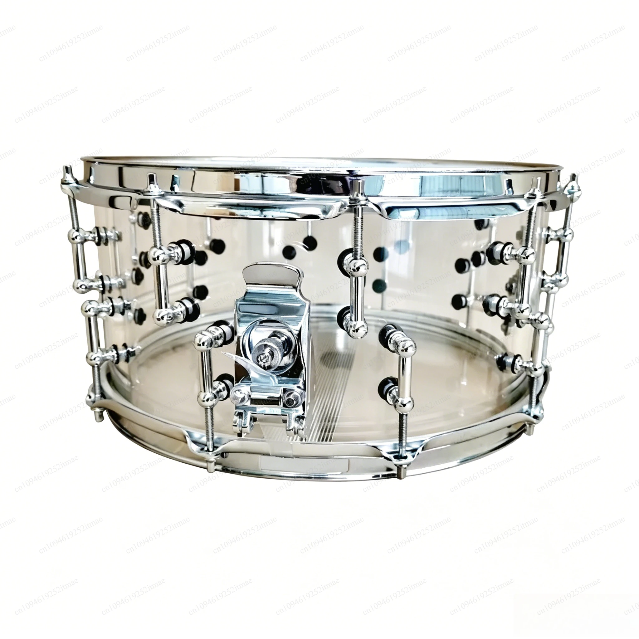 Durable Acrylic Snare Drum Clear Utility 8-14x5.5 Sizes