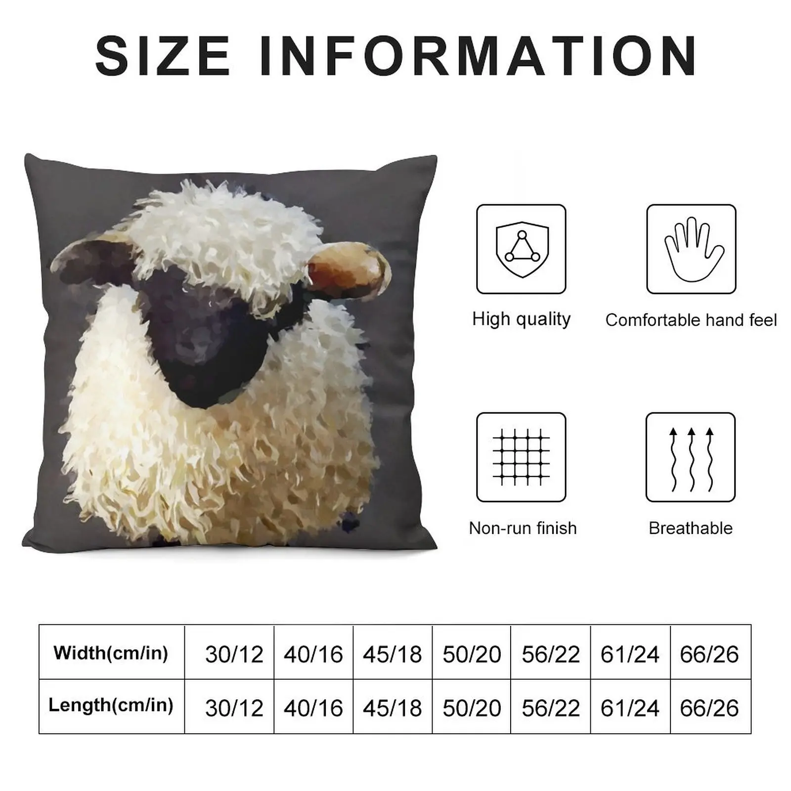 Valais Blacknose Sheep 3 Throw Pillow pillowcases for sofa cushions christmas supplies pillow