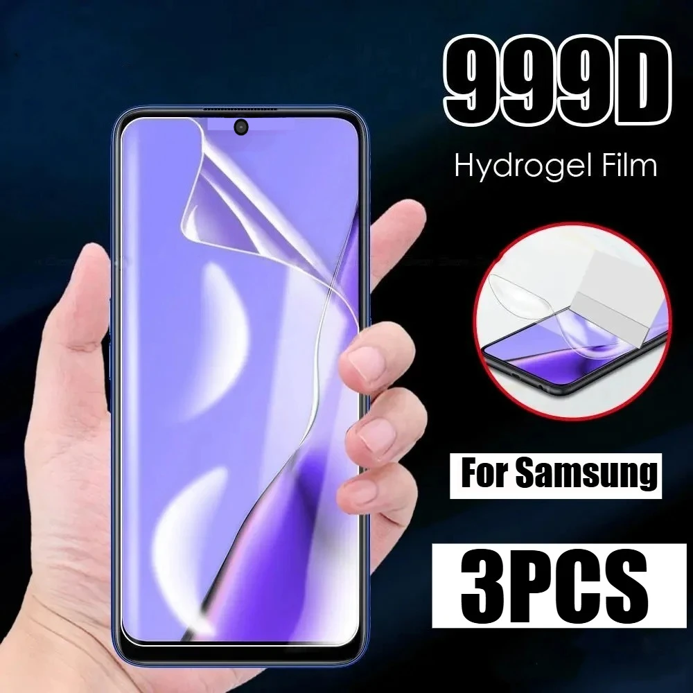 

3PCS Galaxy A56 Hydrogel Film for Samsung Galaxy A56 for Samsung Galaxy A56 Sensitive Touch Scratch Resistance Hydrogel Film