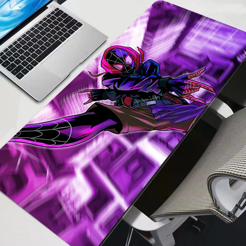 Mauspads Spider-Man Notbook Big XXL Gamer Gaming Zubehör Geschwindigkeitstastatur Gummi Lock Edge Schreibtischunterlage Büro Laptop Mauspad