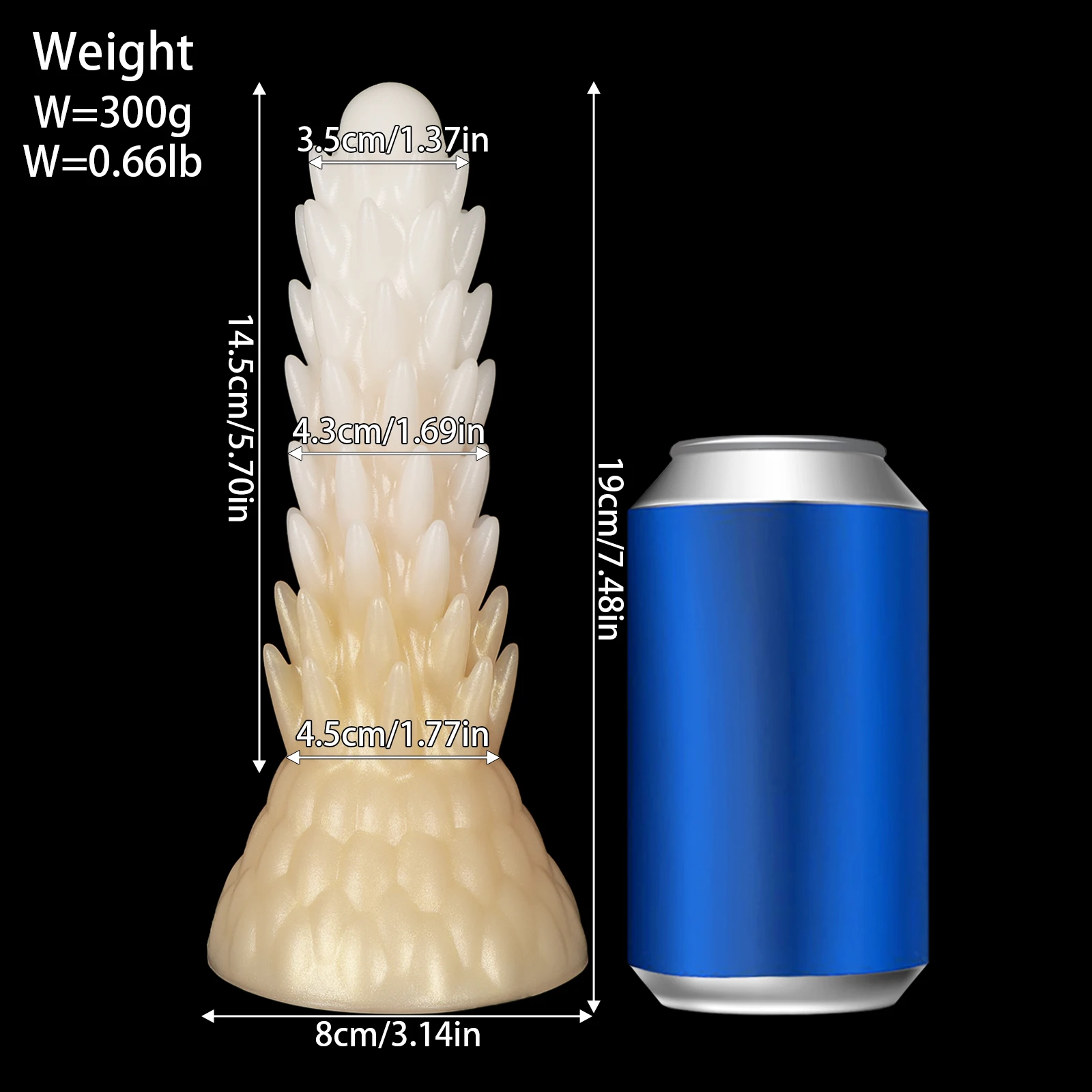 Silicone 3 Sizes Spike Anal Plug Alien Dildo Soft Big ButtPlug Prostate Massager Anal Dilator Vaginal Masturbator Adult Sex Toys