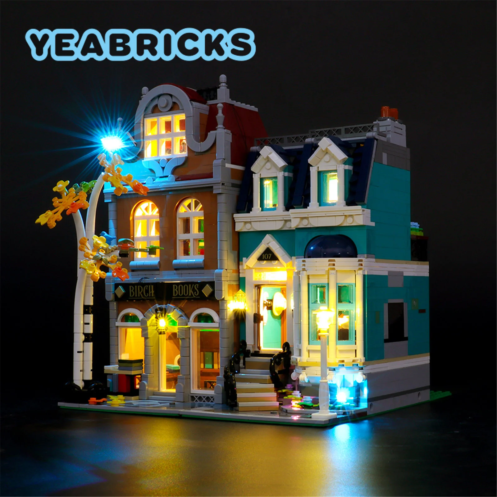 YEABRICKS LED Light Kit for 10270 Bookshop Building Blocks Set (NOT Include The Model) Toys for Children image 4