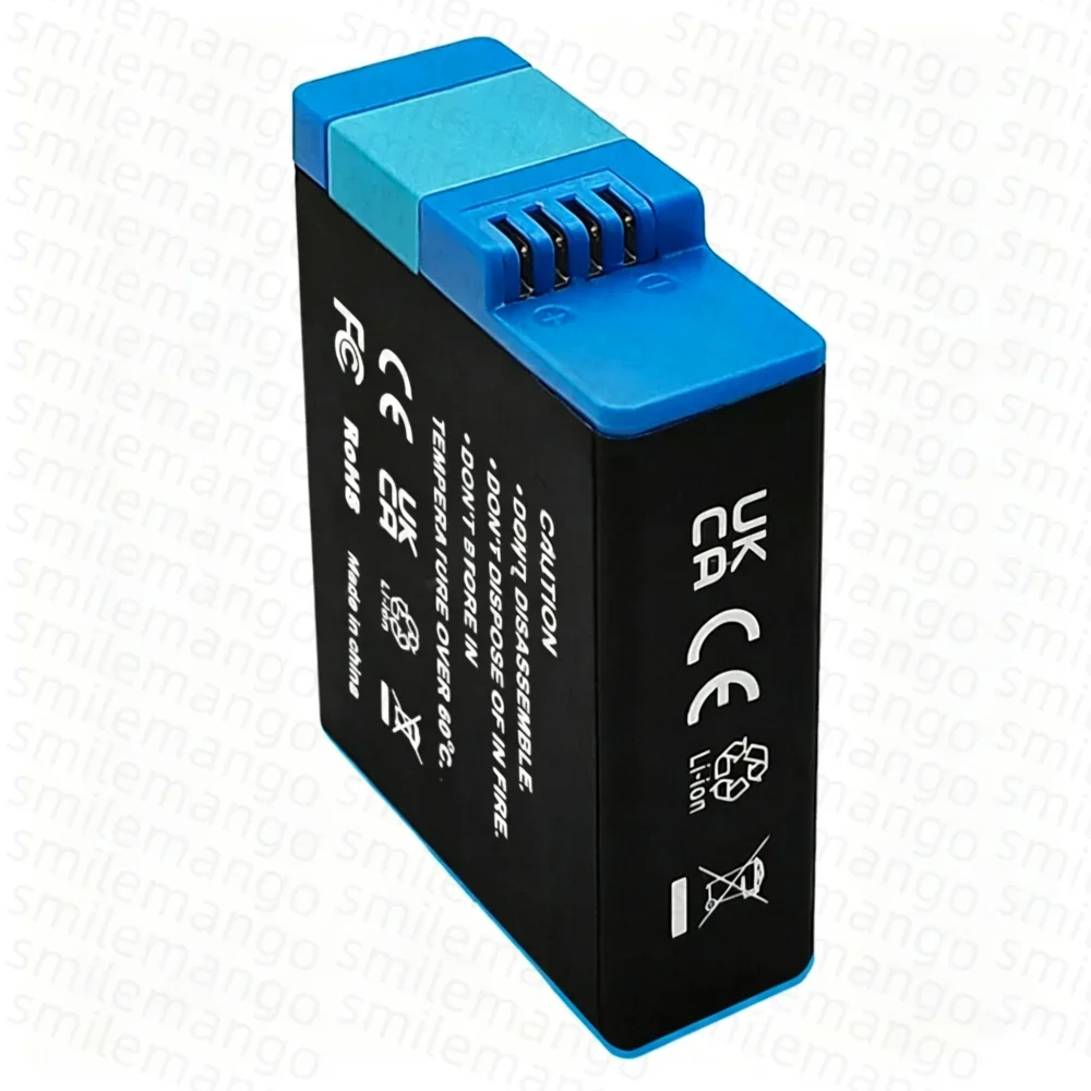 Battery for Gopro Hero 9 10 11 12 Camera Battery with LCD 3-Slots Fast Charger Box for GoPro Hero12 11 Sport Cameras