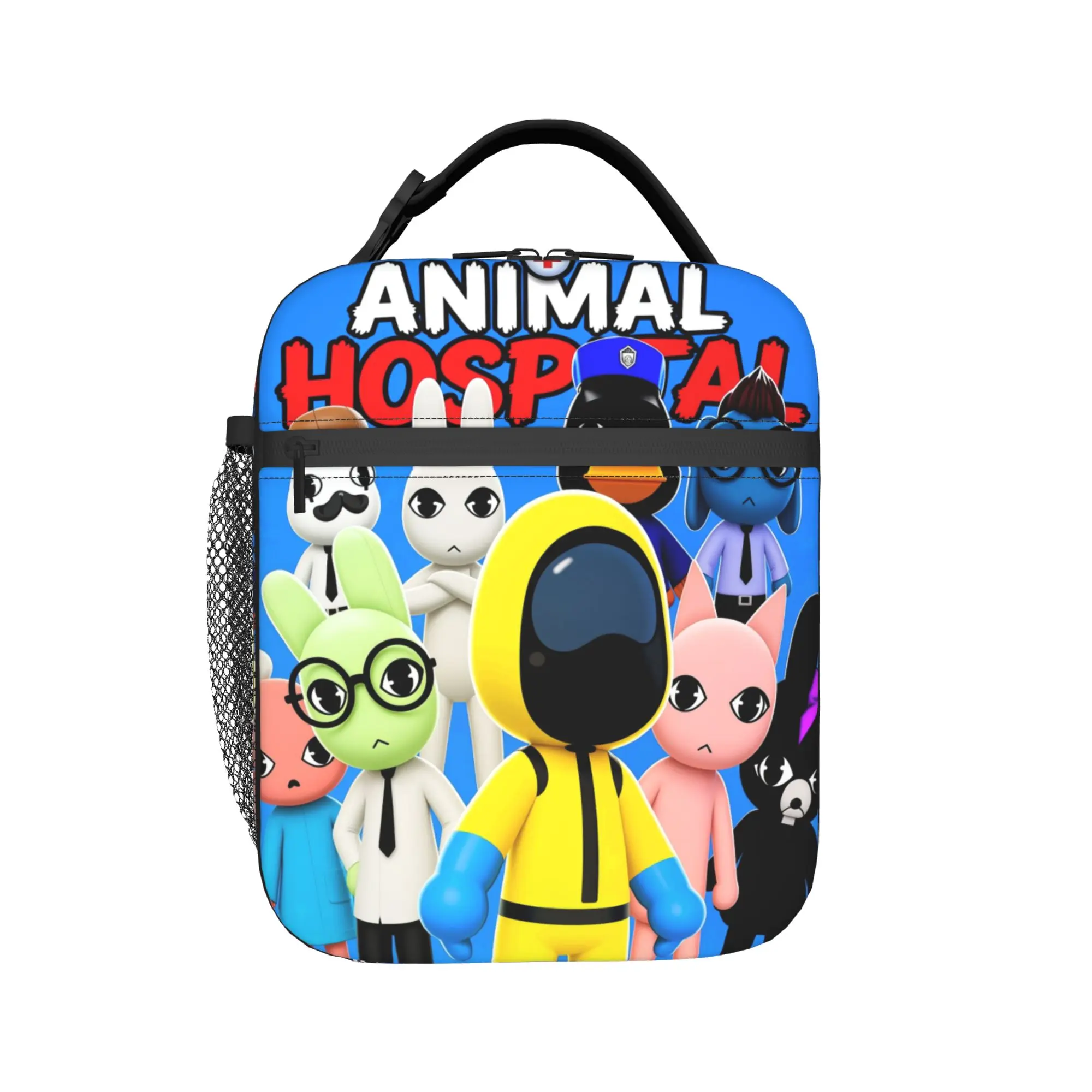 2026 Game Animals Hospitals Insulated Lunch Bag Cooler Bag Reusable,Lunch Container  High Capacity Tote Lunch Box Food Handbags