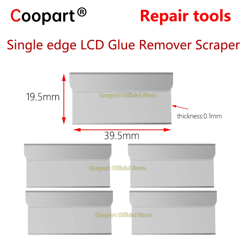 Oca Blade single edge LCD Glue Remover Scraper For Mobile Phone Tablet Screen Repair opening pry Cleaning hand Tools
