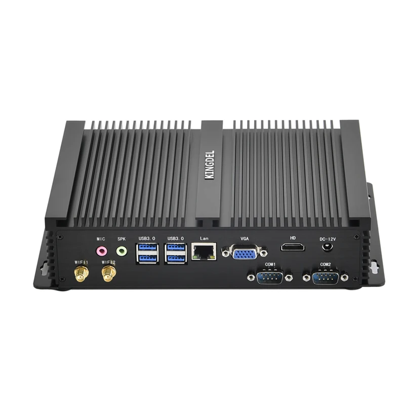 Imagem -02 - Mini pc Fanless do Escritório com com Rs232 Hdmi Vga Geração de Intel 10o i7 10510u i5 10310u 11o 1135g7 Computador Industrial Windows 11