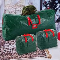 3Pcs Christmas Tree Storage Bag Xmas Wreath Bag for Clothes Indoor Toys