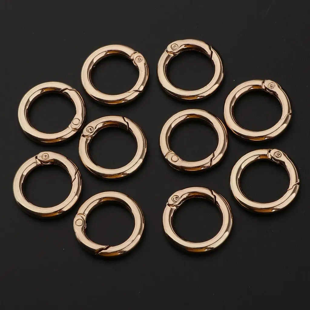 

10 шт. круглый карабин-ворота, Круглый карабин Sp Пряжка, аксессуар для организации/металлический держатель