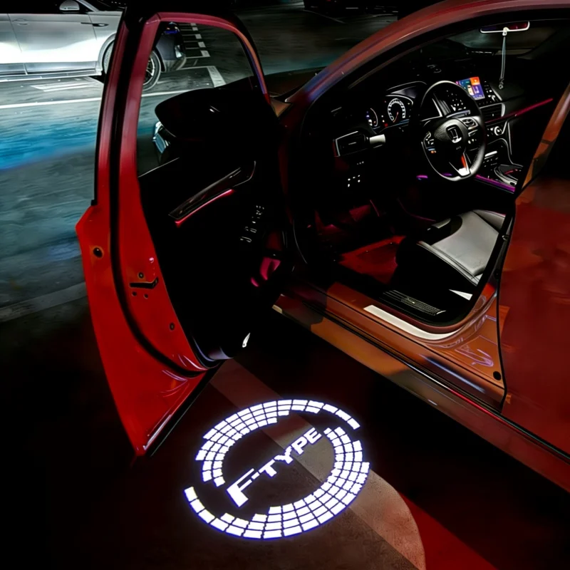 

LED Car Door Welcome Projector Logo Light for Jaguar R S XE/XEL(2015-2017) XFL F-TYPE XJ/XJL(2007-2019) XK(2006-2014)Car Goods
