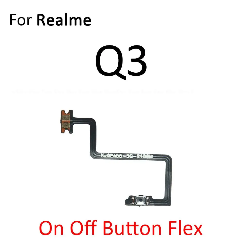 Кнопка включения/выключения питания Кнопка управления громкостью гибкий кабель для OPPO Realme Q3 Q3i Q5i Q5 Pro Carnival 5G запасные части