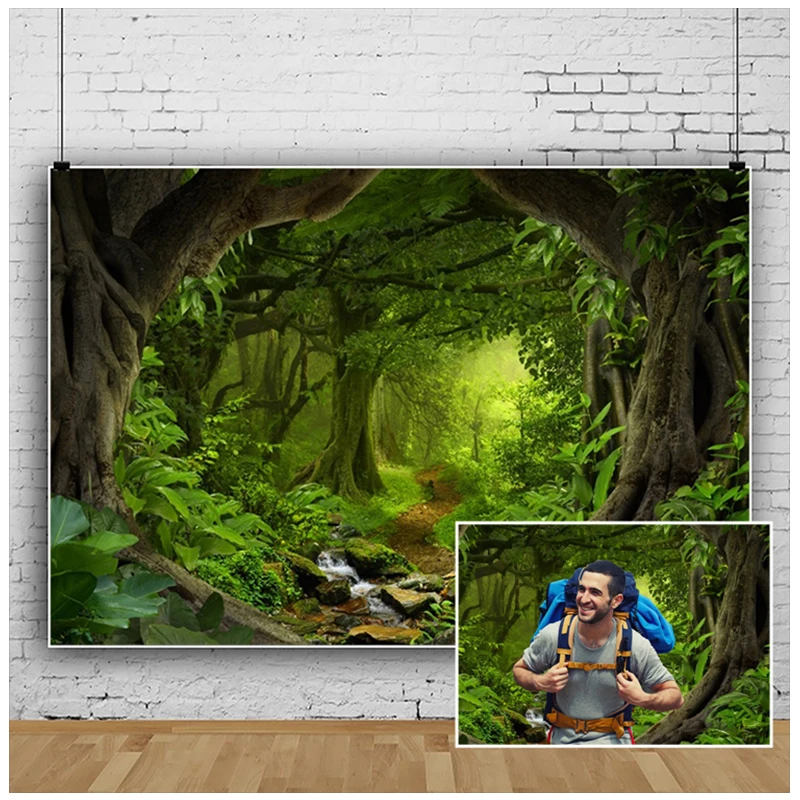 Tropikal Yağmur Ormanı Fotoğra - Outdoor Adventure Background incelemesi ve fiyatı