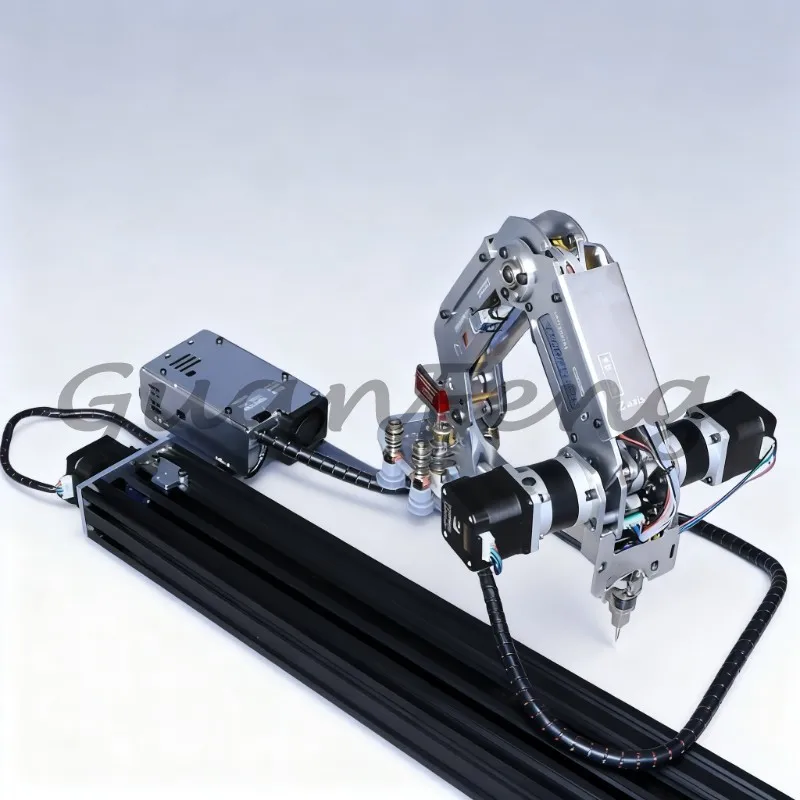 All Metal Industrial Robot Arm Kit | High Performance Unassembled Stepping Slide Model