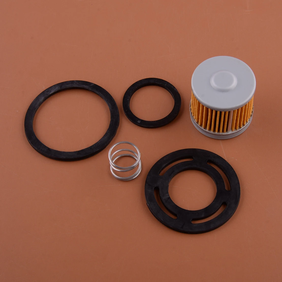 5Pcs/set Marine Fuel Lift Pump Filter Kit 35-8M0046752 35-803897Q1 Fit For Mercruiser 3.0 3.0L 4 Cylinder