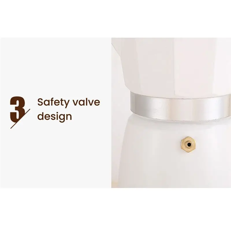 A20I 300Ml Vintage Wooden Handle Espresso Maker Moka Pot Classic Italian Cafe Tools Kitchen Cafe Accessories
