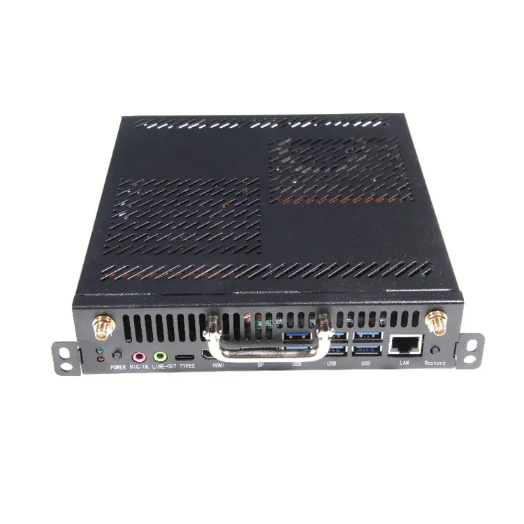 

2.5" SATA M.2 NVMe SSD 80PIN 11th Gen CPU NVI-DIA Graphics Industrial OPS Mini PC with Gigabit Ethernet and WiFi