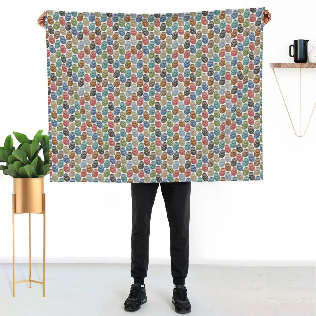 

Seamless Pattern With Cute Owls Owl Pattern Owl Puns Gift For Owl Lovers Seamless Pattern Throw Blanket