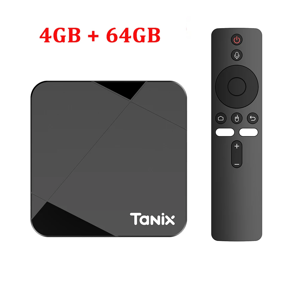 TANIX TX5 TV BOX Android 14 AV1 Amlogic S905Y5 4G 32G 64G 4K 3D