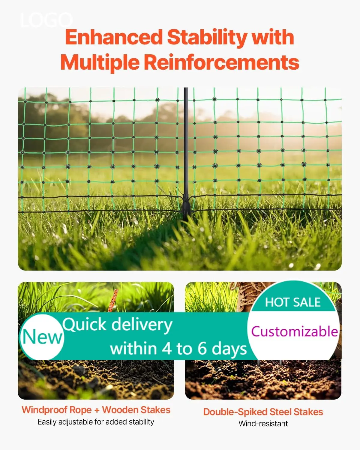 Electric Fence Netting, 50