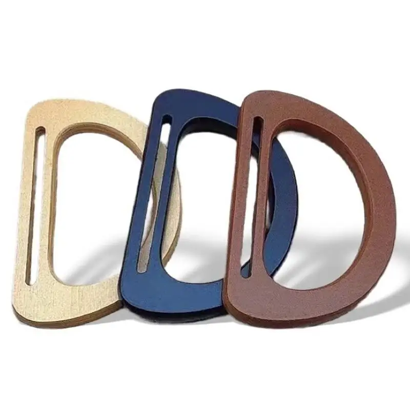 Natürlicher Holz-Bogen-Taschengriff, Ersatzgriff für gehäkelte und gestrickte Taschen, DIY-Handtaschen, Geldbörsen, Gepäck, handgefertigter Griff – Detail 4