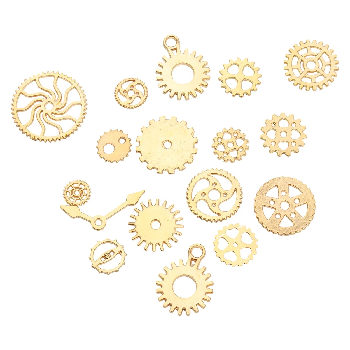 

Mechanical Gear Accessories Steampunk Style Alloy Toothed Gears Durable Pendant Watch DIY Strong Gear Jewelry Parts