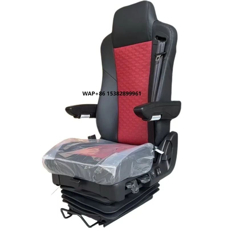 Heavy-Duty Truck Driver's Seat with Air Suspension Ventilation Heating Adjustable Backrest Comfortable Durable New Condition