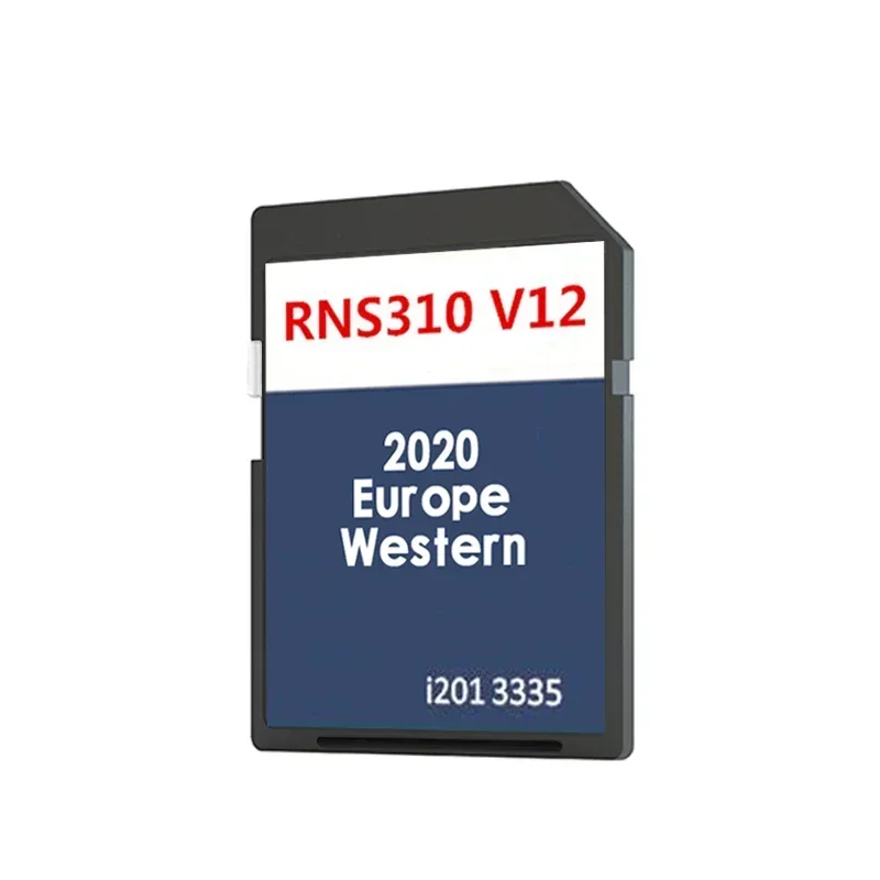 RNS 310 V12 أوروبا الغربية تستخدم لعلبة 2K من 2005 إلى 2017 Sat NAV GPS خريطة غطاء بطاقة ألمانيا فنلندا فرنسا جبل طارق #3