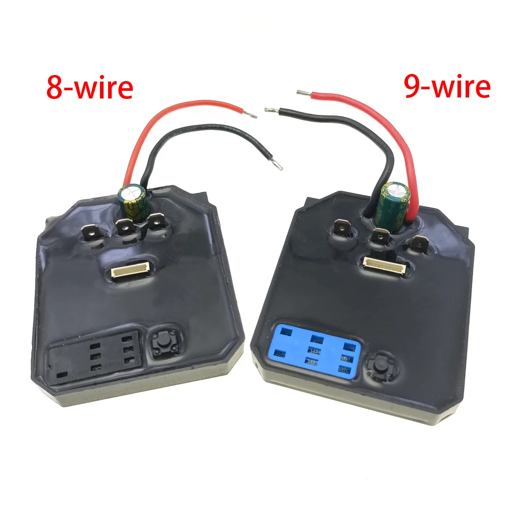 For Dayi 2106G/6802 Brushless Electric Wrench Motherboard Accessories Speed Switch 8/9wire Drive Board Control Board+Switch