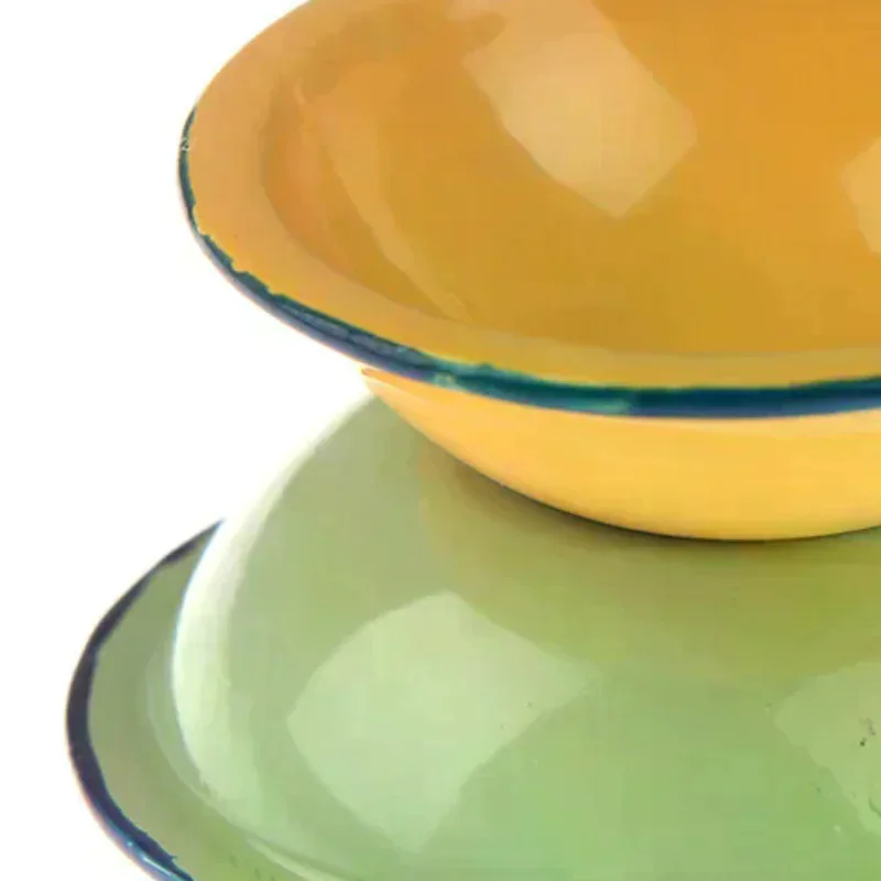 1/12 casa delle bambole in miniatura retrò mini pentole da zuppa accessori da cucina giocattoli