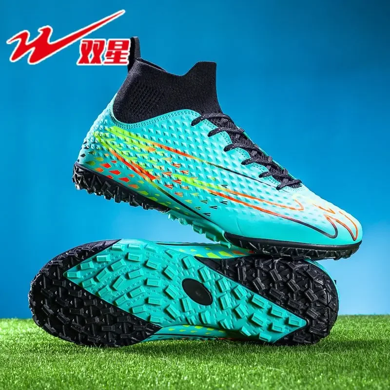 

Breathable Reinforced Sole Men Football Shoes Durable Anti Slip Outdoor Training Sports Running Casual Sneakers