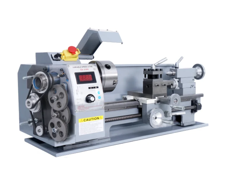 Double Success With One Machine Manual Mini Lathe Easily Handling Wood And Metal Processing