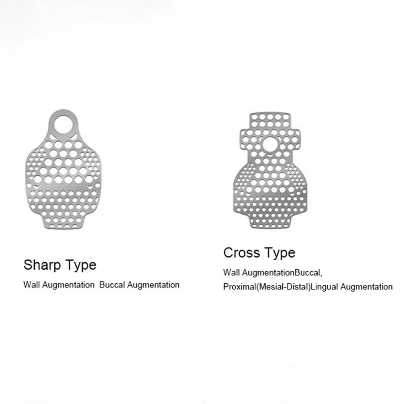 5Bags Dental GBR 3D Titanium Mesh Guided Bone Regeneration Membrane Plate for Implant Bone Formation Incremental
