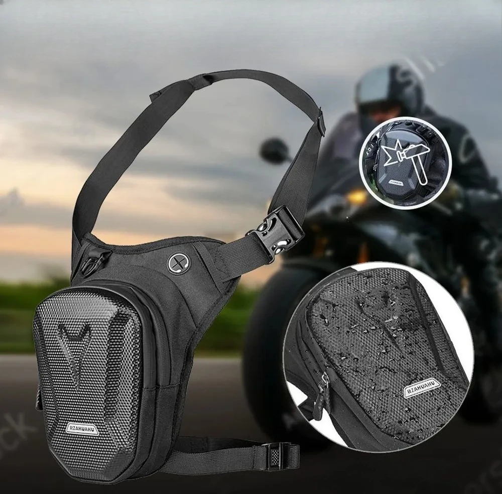 

Tactical Leg Bag Motorcycle Waist Bag Multifunctional Waterproof Riding Leg Tactical Bag Oblique Cross Bag for Outdoor Fishing