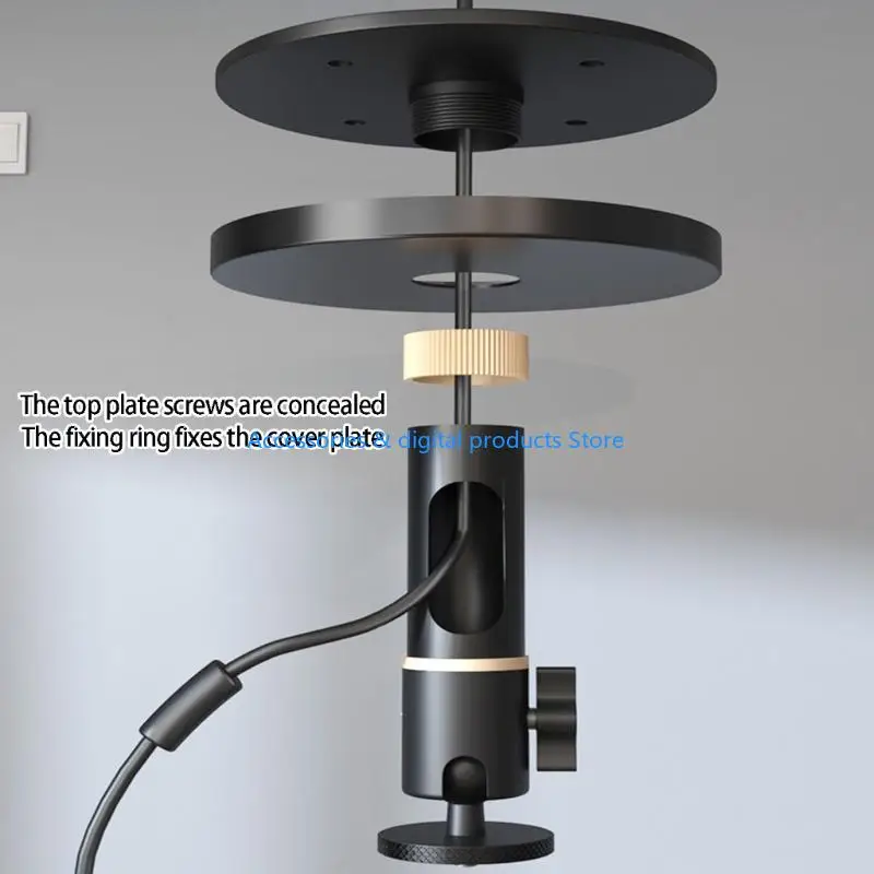 77JD Metal Projectors Ceiling Suspension Bracket With Hiddens Screw Design And Smooth Adjustment